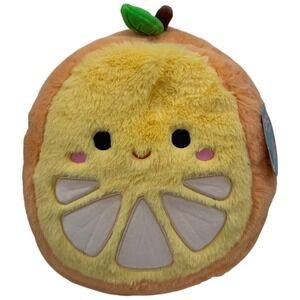 Squishmallows FuzzAMallows Orin Orange Slice Plush Fuzzy‎ Stuffed Animal Toy